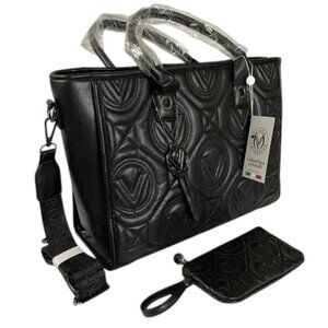Valentino Orlandi Extra Large Quilted Tote Bag NWT